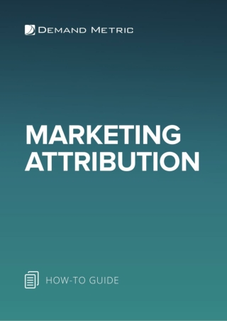 Marketing Attribution