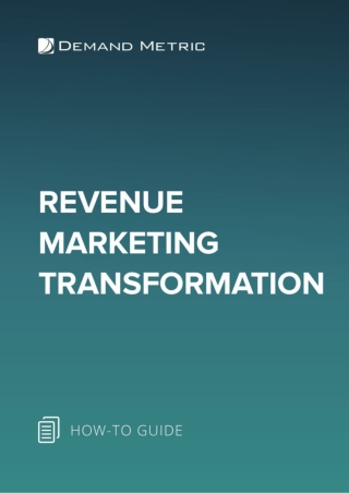 Revenue Marketing Transformation
