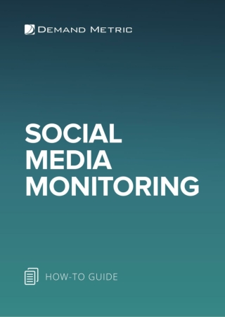 Social Media Monitoring