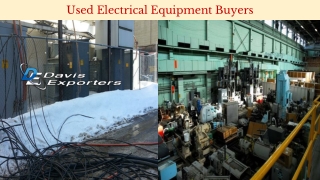 Surplus Electrical Equipment Buyers