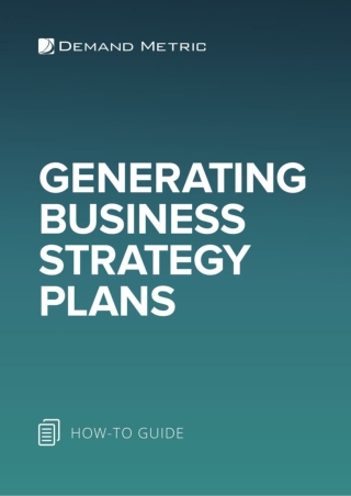 Generating Business Strategy Plans