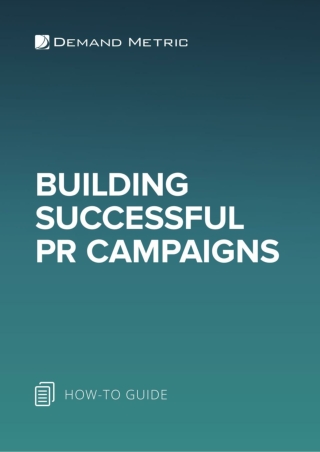 Building Successful PR Campaigns