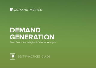 Demand Generation Best Practices Guide