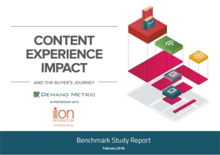 Content Experience Impact Benchmark Report