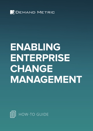 Enabling Enterprise Change Management