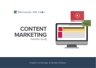 Content Marketing Solution Study