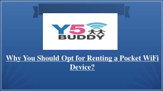 Why You Should Opt for Renting a Pocket WiFi Device?