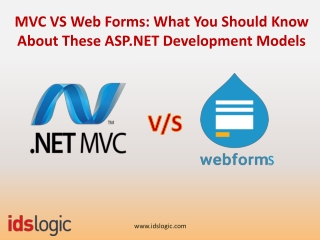 MVC VS Web Forms: What You Should Know About These ASP.NET Development Models