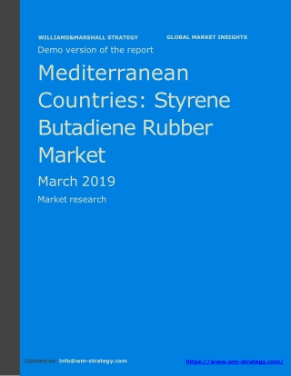 WMStrategy Demo Mediterranean Countries SBR Market March 2019