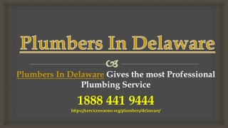 Plumbers In Delaware Gives the most Professional Plumbing Service