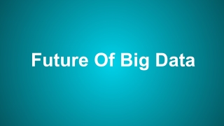 Big Data Predictions 2020