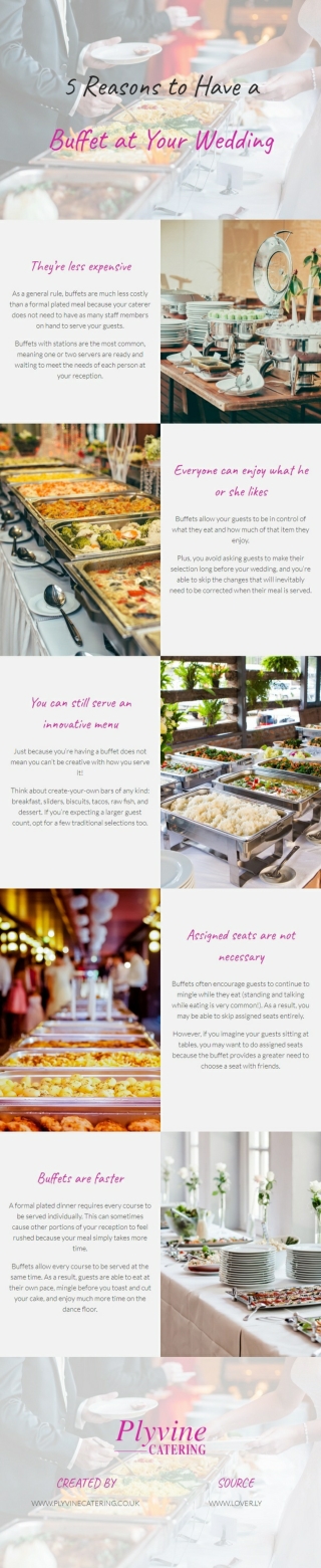 5 Reasons to Have a Buffet at Your Wedding