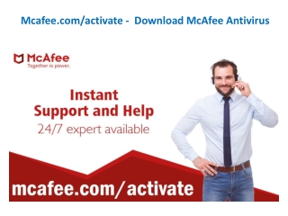 mcafee.com/activate - Download McAfee Antivirus