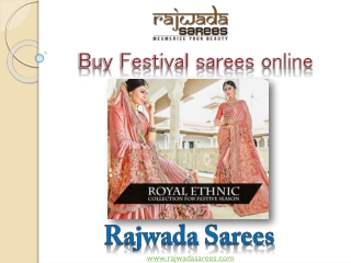 Indian Wedding Sarees – Rajwada Sarees