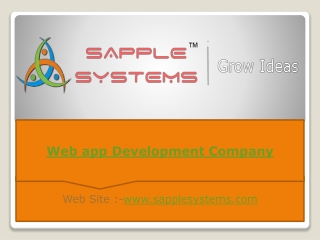 Web app Development Company