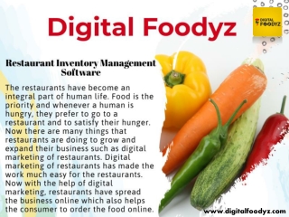 Restaurant Inventory Management Software