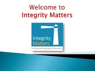 Whistleblower Hotline Service Providers | Ethics Helpline | Integrity Matters