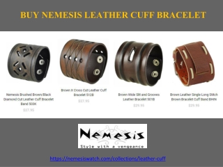 Leather Cuff Watch