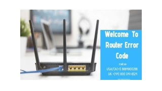 Router Error Code | Call ( 1) 888-480-0288