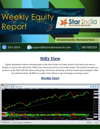 Weekly Equity Market Report