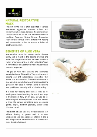 NATURAL RESTORATIVE MASK