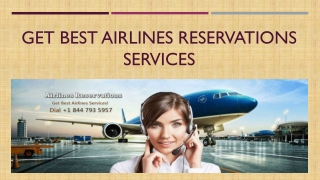 Book your Flight Tickets From Airlines Reservations