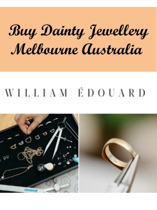 Buy Dainty Jewellery Melbourne Australia