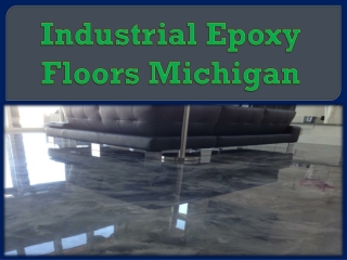 Industrial Epoxy Floors Michigan