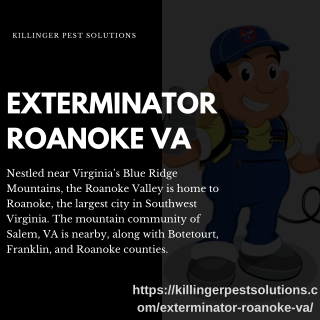 Exterminator Roanoke VA