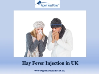 Hay Fever Injection in UK
