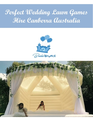 Perfect Wedding Lawn Games Hire Canberra Australia