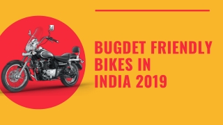 Best Budget Bikes in India 2019