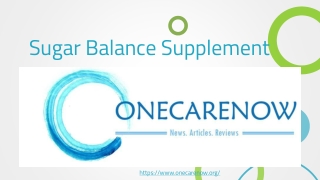 Sugar Balance Supplement