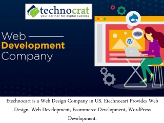 Why You Should Hire A Web Development Company - Etechnocrat