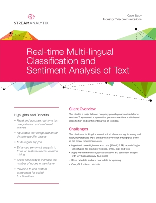 CS Real-time Multilingual Classification