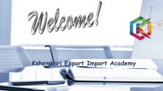 Export Import Training Academy in Bangalore