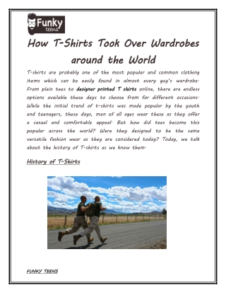 How T-Shirts Took Over Wardrobes around the World