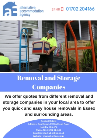 Removal and Storage Companies