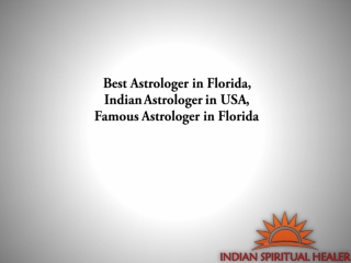 Best Astrologer in Florida, Indian Astrologer in USA | Best Astrology in US