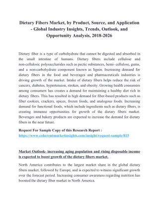 Dietary Fibers Market