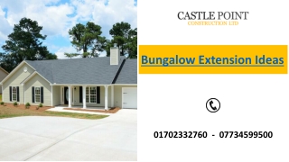 Bungalow Extension Ideas