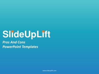 SlideUpLift | Pros and Cons PowerPoint Templates | Pros and Cons PPT Slide Designs