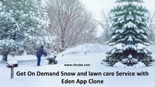 On demand snow removal eden app clone