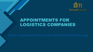APPOINTMENTS FOR LOGISTICS COMPANIES