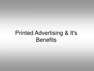 print media advertising