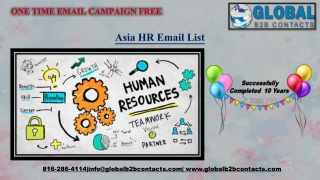 Asia HR Email List