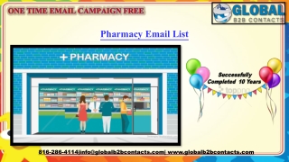 Pharmacy Email List