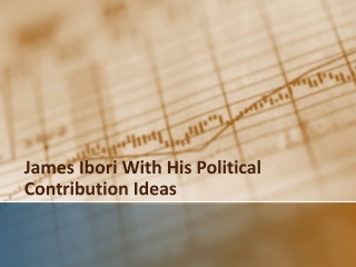 James Ibori With His Political Contribution Ideas
