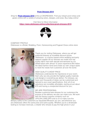 Plus Size Prom Dresses