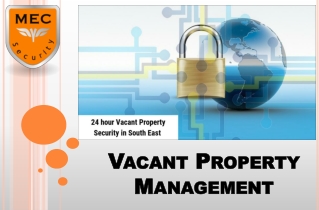 Vacant Property Management